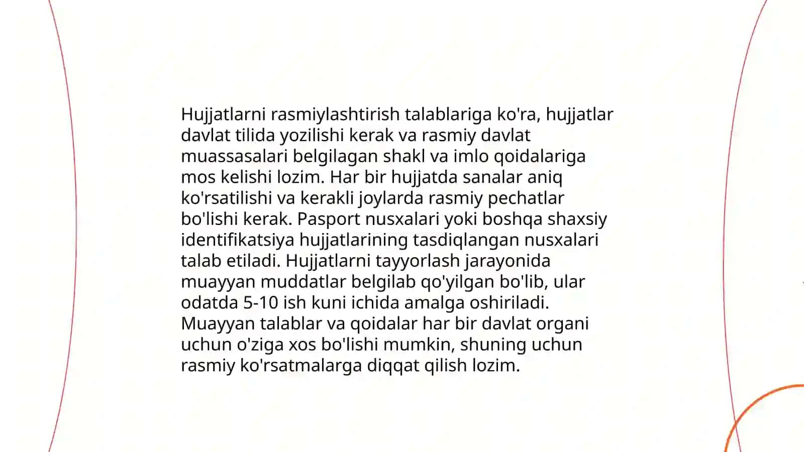 Farmoyish hujjatlari (buyruq, buyruqdan ko‘chirma, ko‘rsatma, farmoyish) tayyorlash ustida ishlash 4