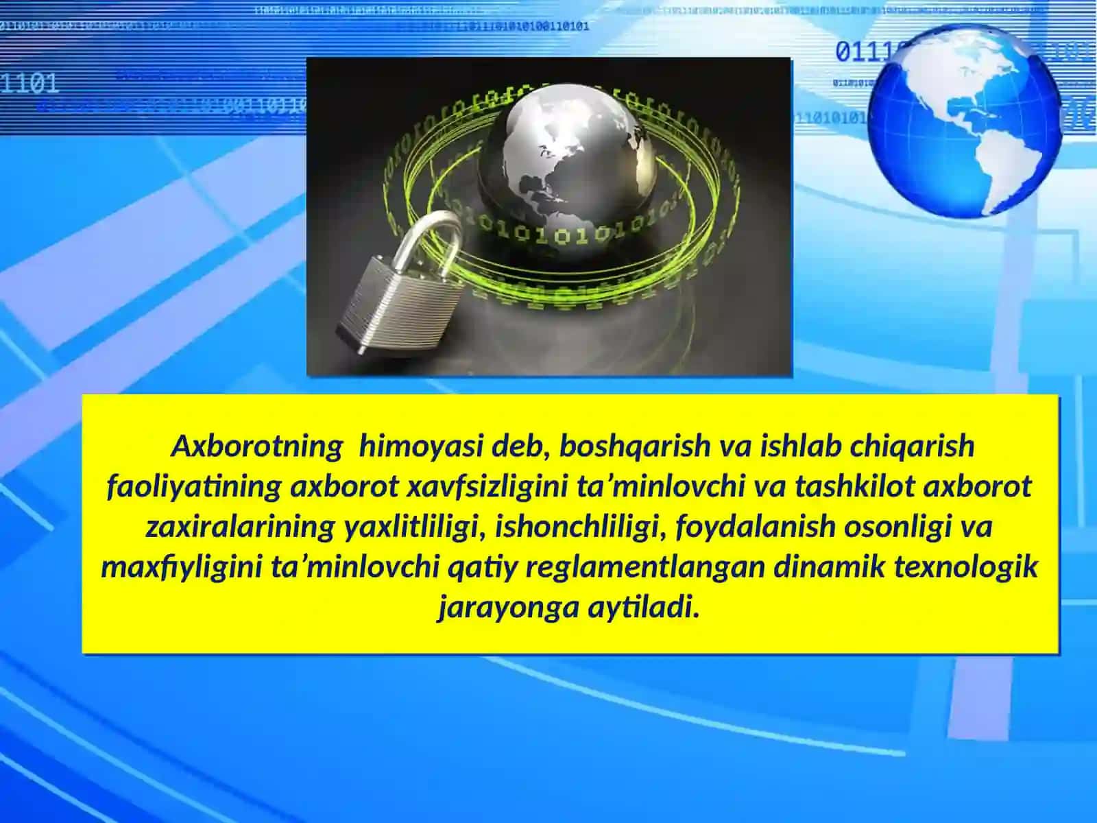 Axborot xavfsizligini taminlash 4