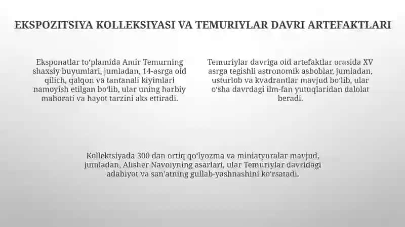 Temuriylar davlat muzeyi 4