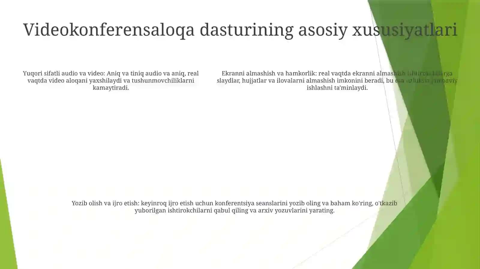 Videokonferensiya AloqaningDasturiyTaʼMinoti 4
