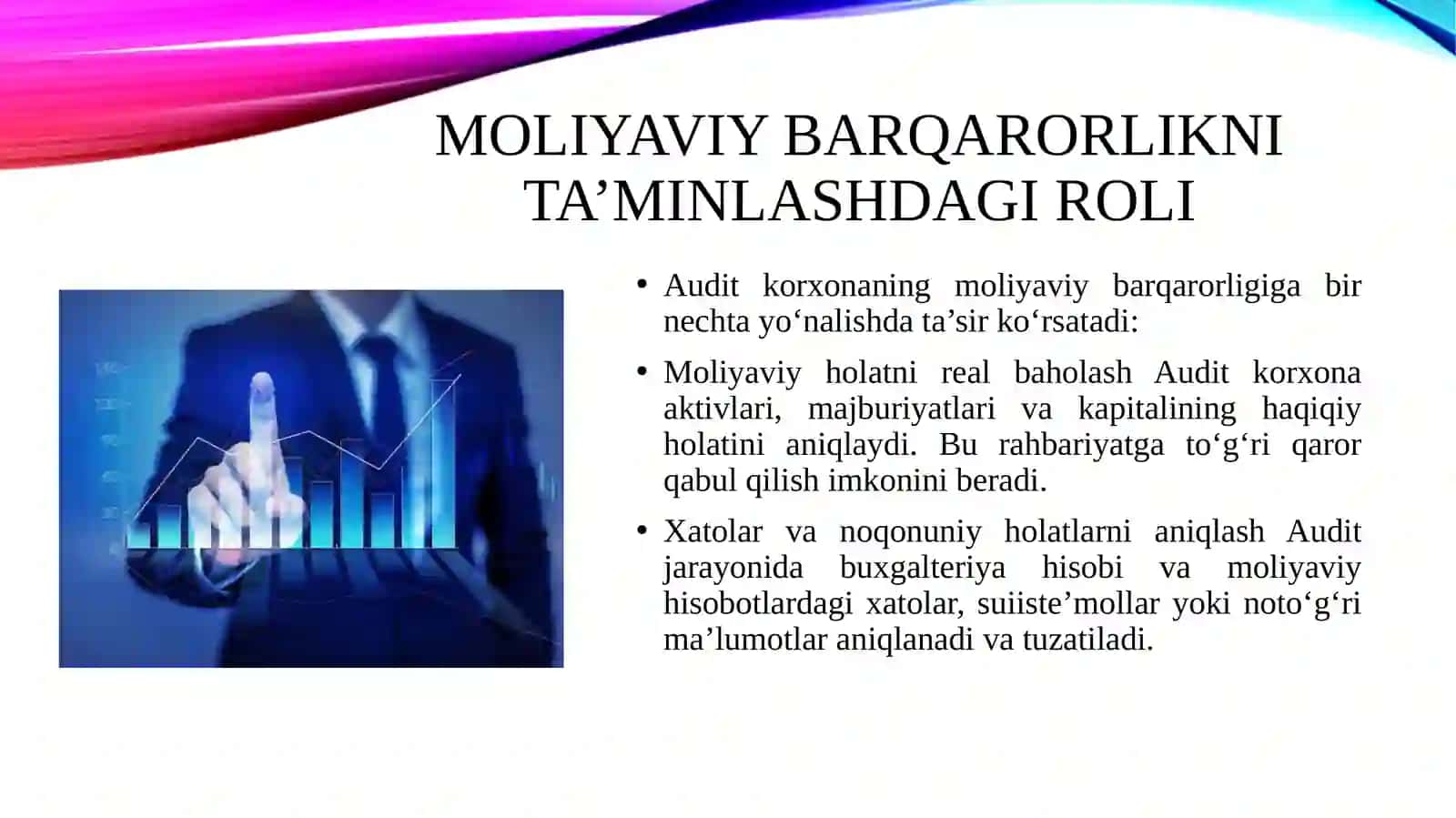 KORXONA MOLIYAVIY BARQARORLIGINI TA’MINLASHDA AUDITNING ROLI 4