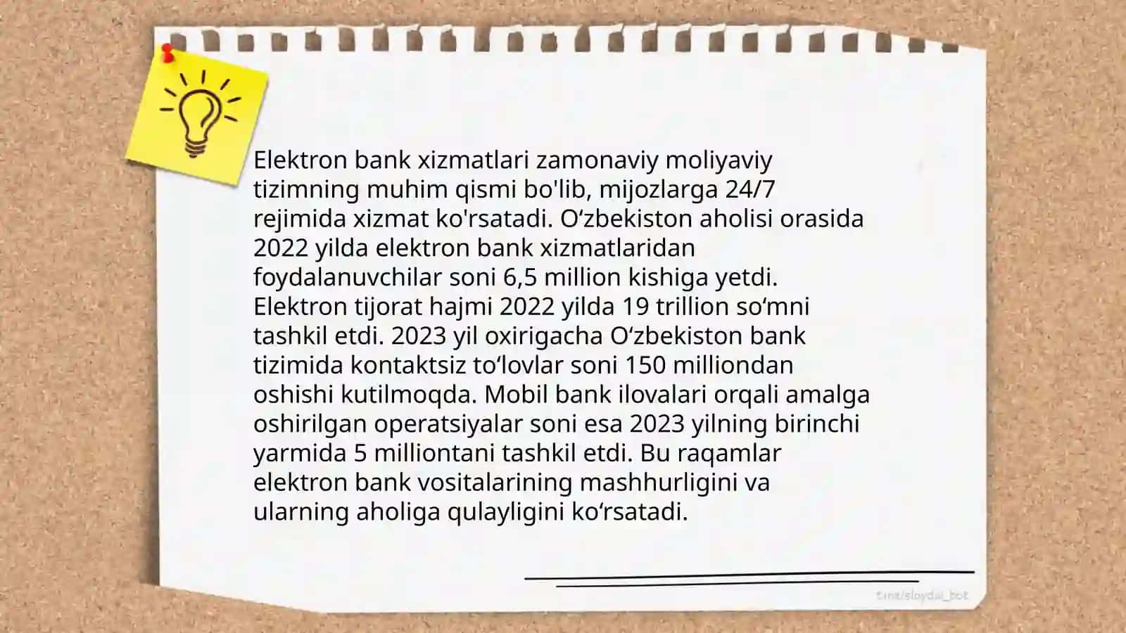 Banklar va elektron tizimlar 4