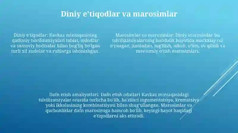 Qadimgi Kavkazorti Svilizatsiyasining Óziga Xos Xususiyatlari 4