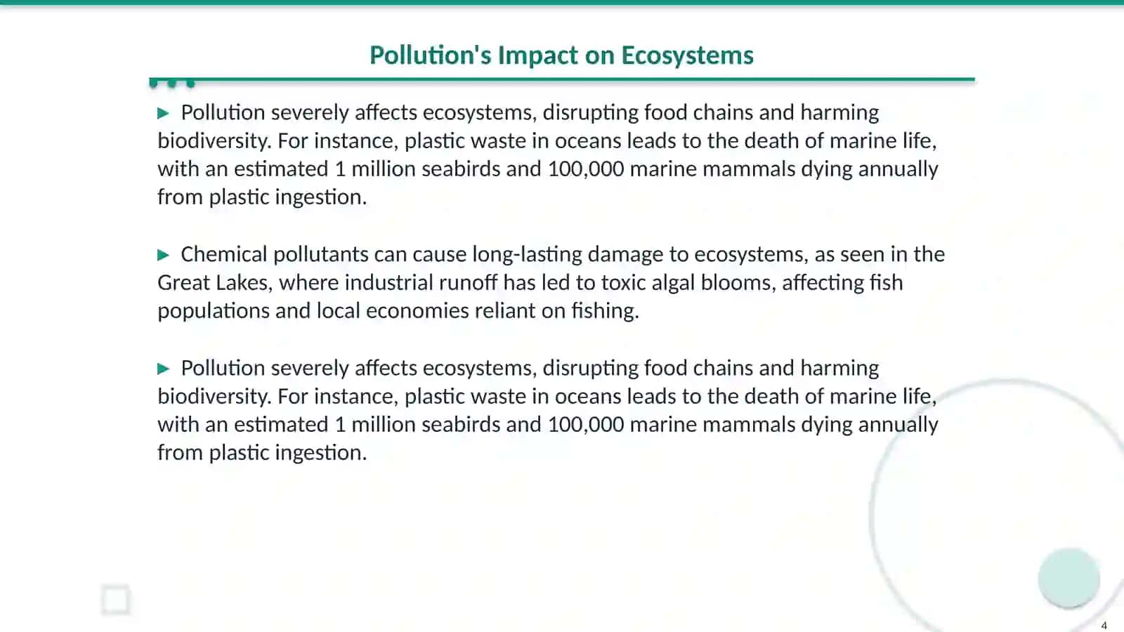 Environmental problem 4