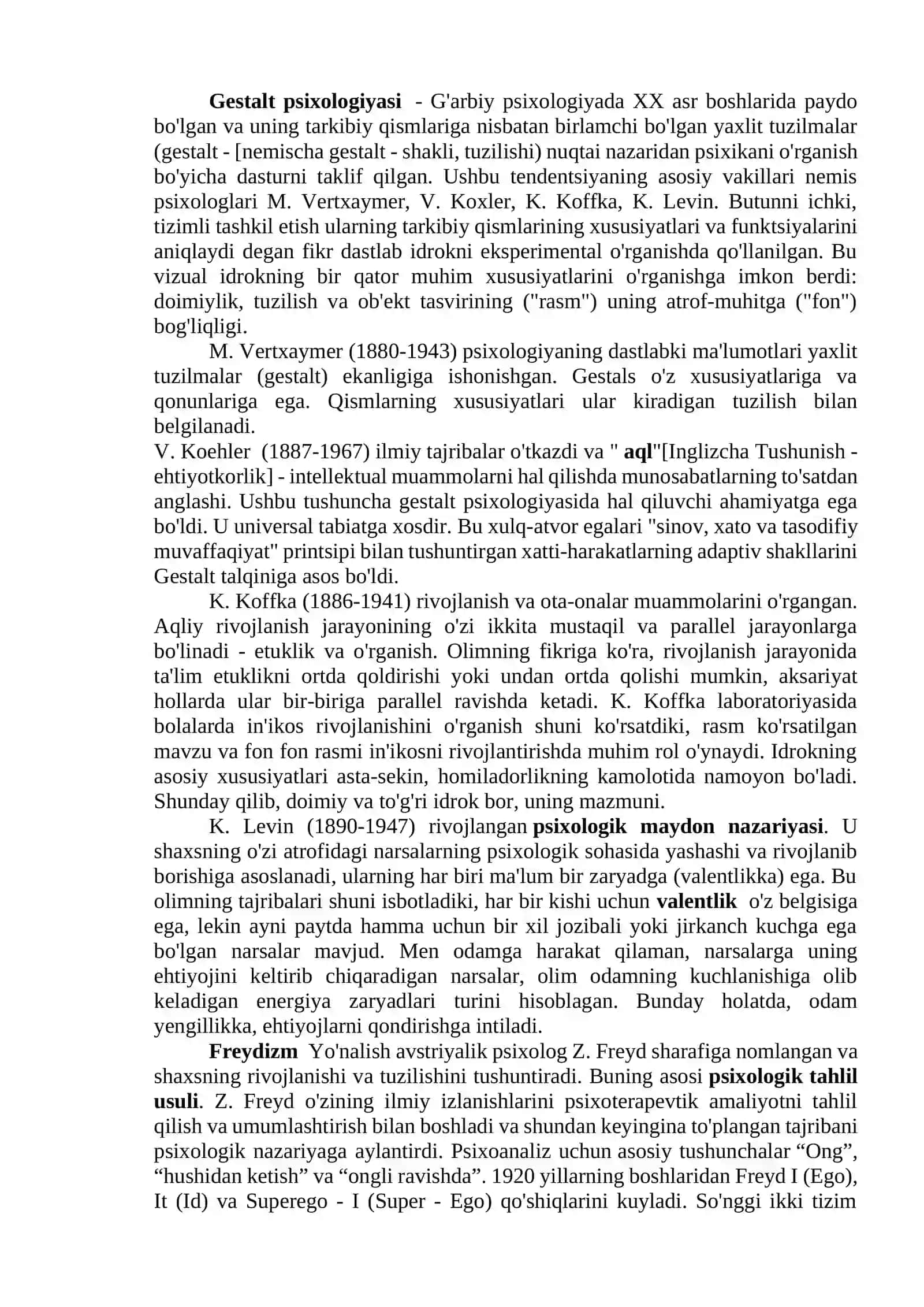 PSIXOLOGIYA FANINING MUSTAQIL FAN SIFATIDA RIVOJLANISH BOSQICH 4