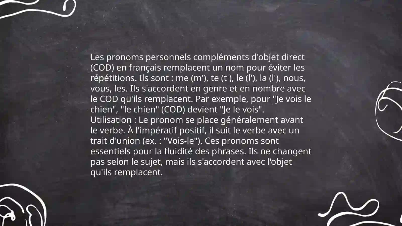 Les pronoms personnels 4