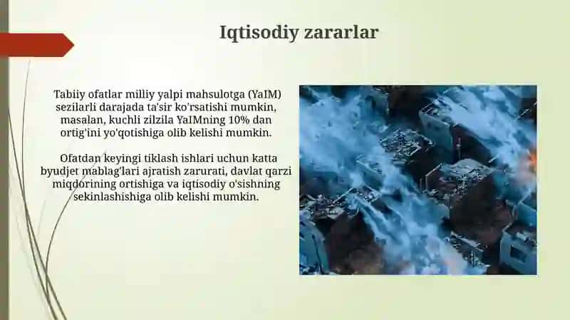 Tabiiy ofatlar va ularning oqibatlari 4