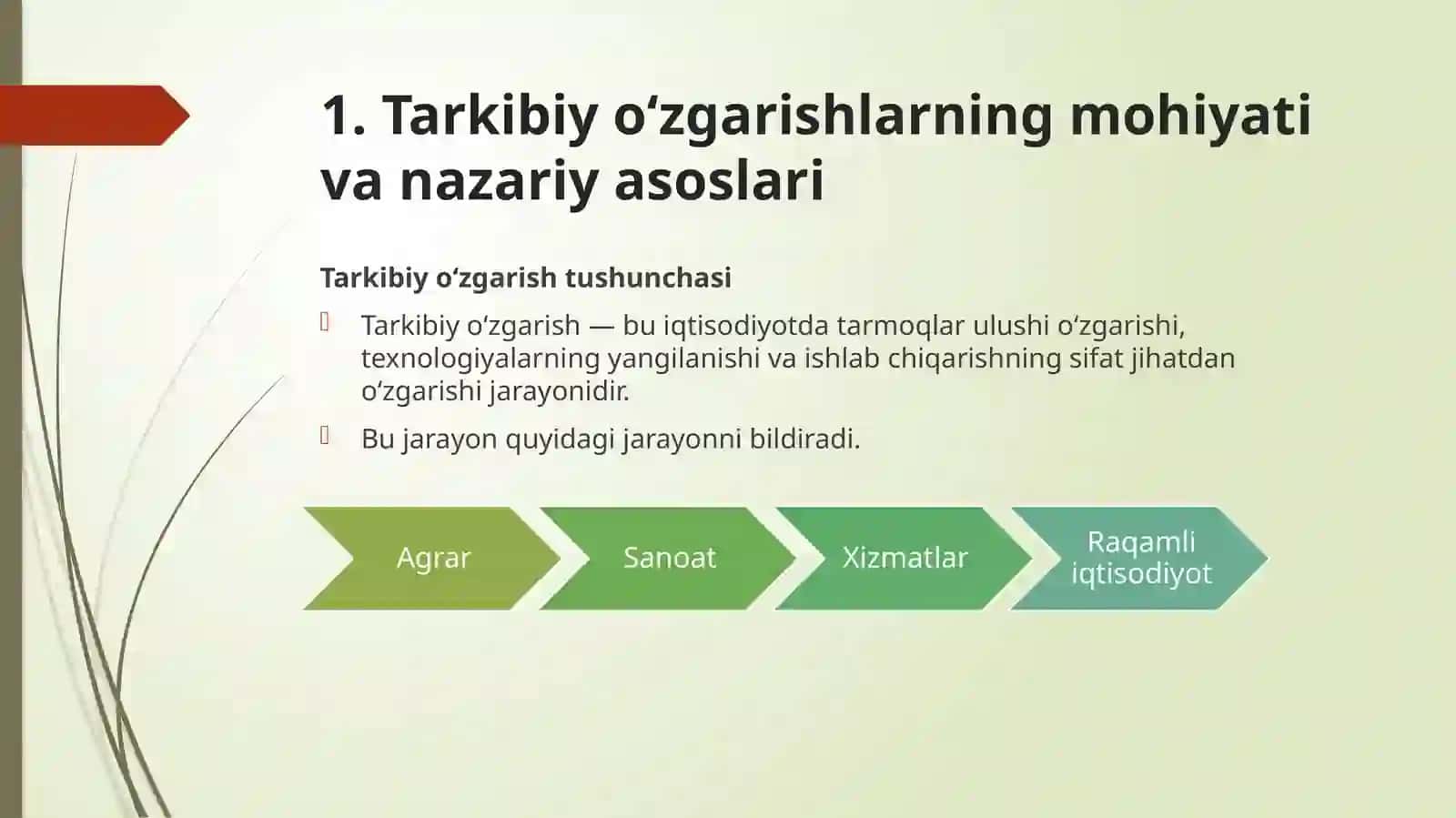 Jahon xo‘jaligidagi tarkibiy o‘zgarishlar 4