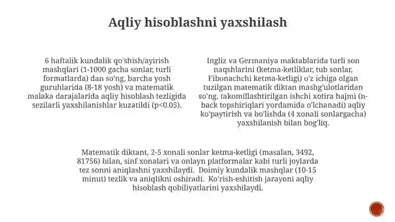 Matematik diktant 4