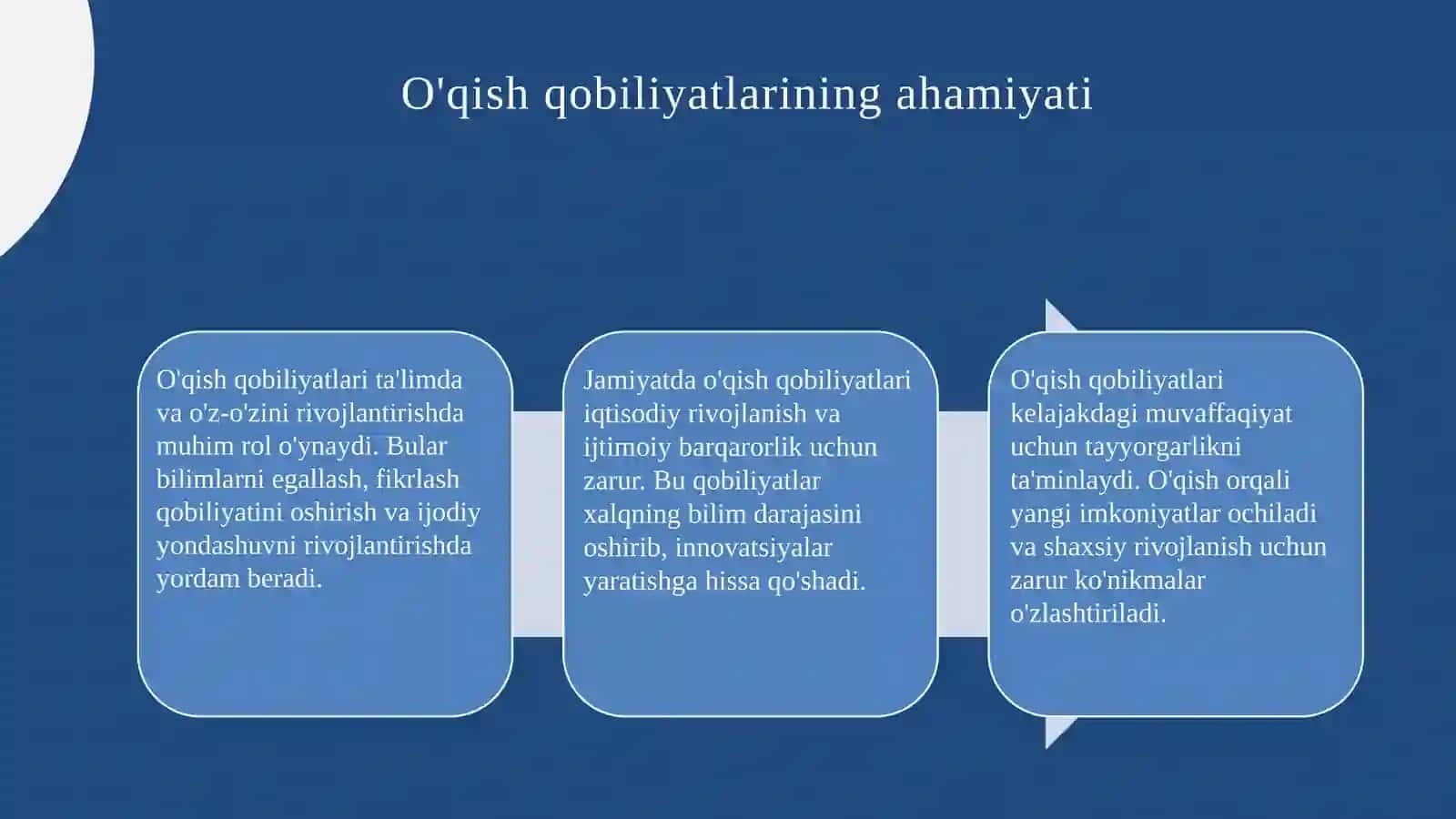 O'qish qobiliyatlari 4