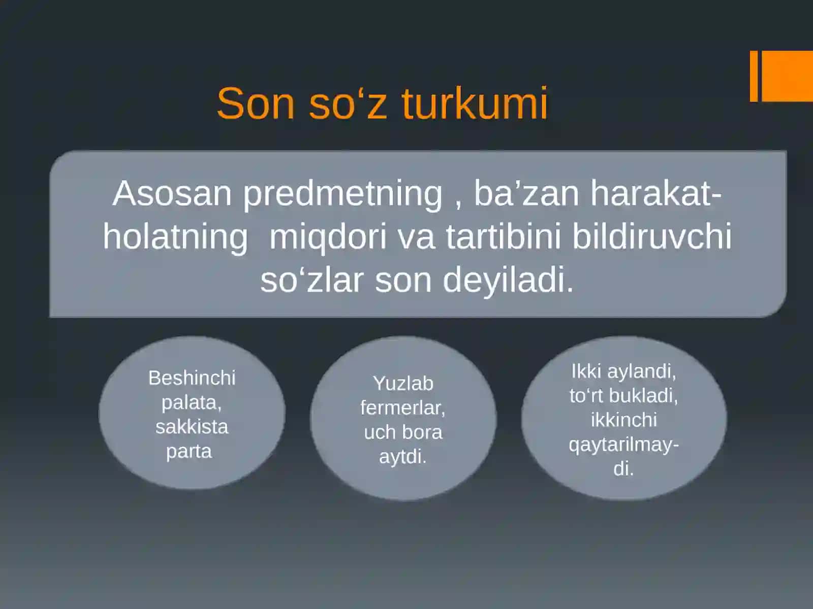 Son so‘z turkumi 4