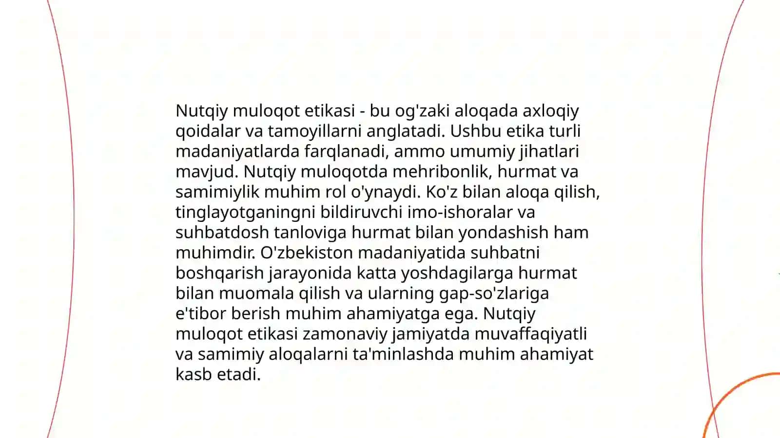 Nutqiy muloqot uslublari 4