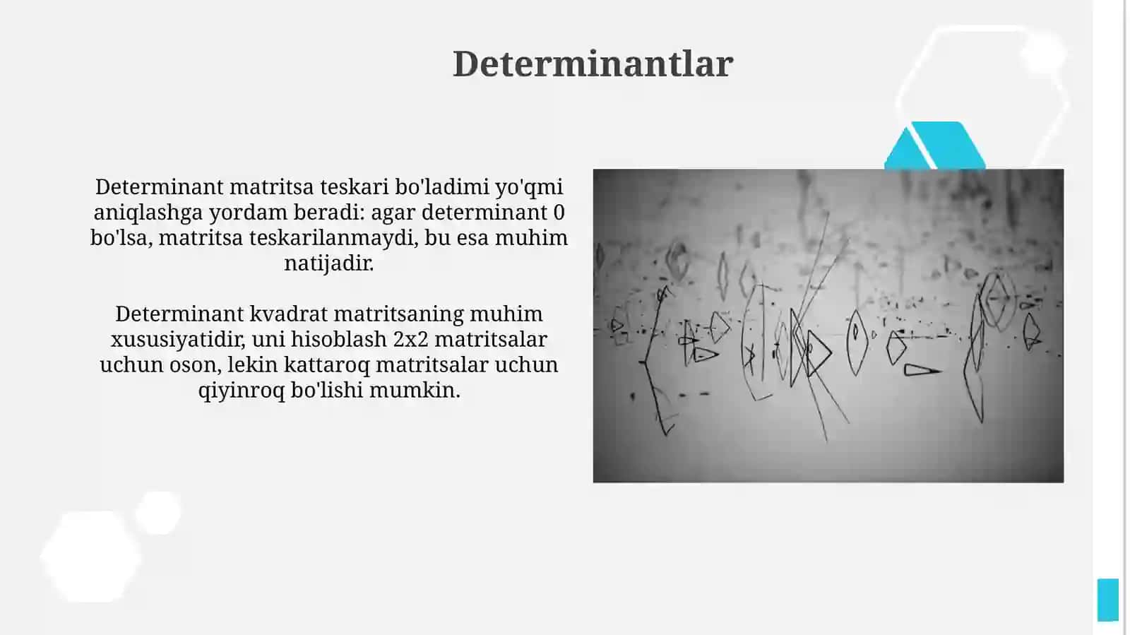 Matritsalar: Asosiy tushunchalar va ta'riflar 4