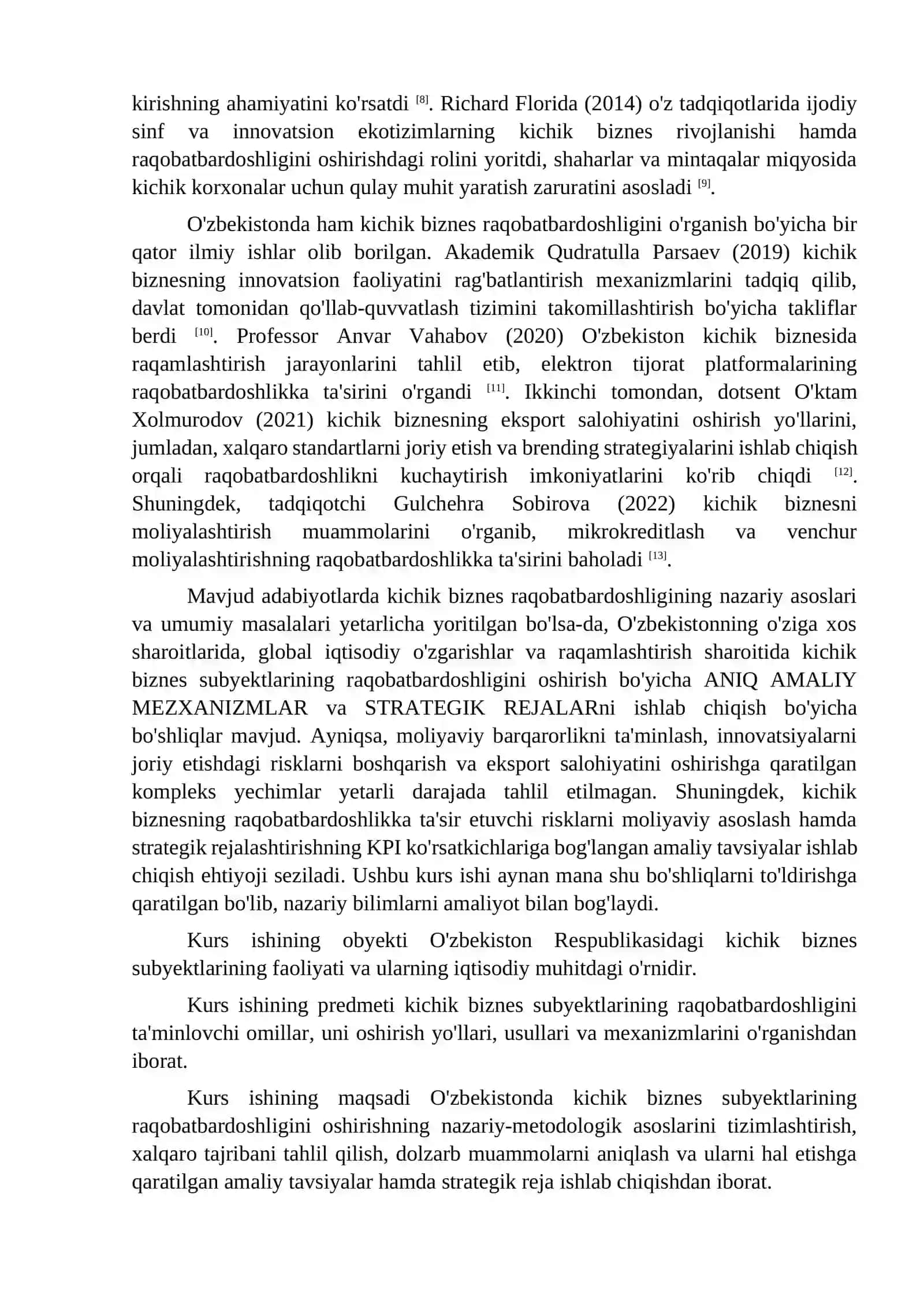 Kichik biznes subyektlarining raqobatdoshligini oshirish yo'llari 4