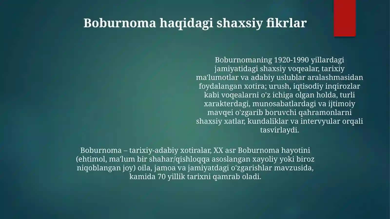 Boburnoma 4