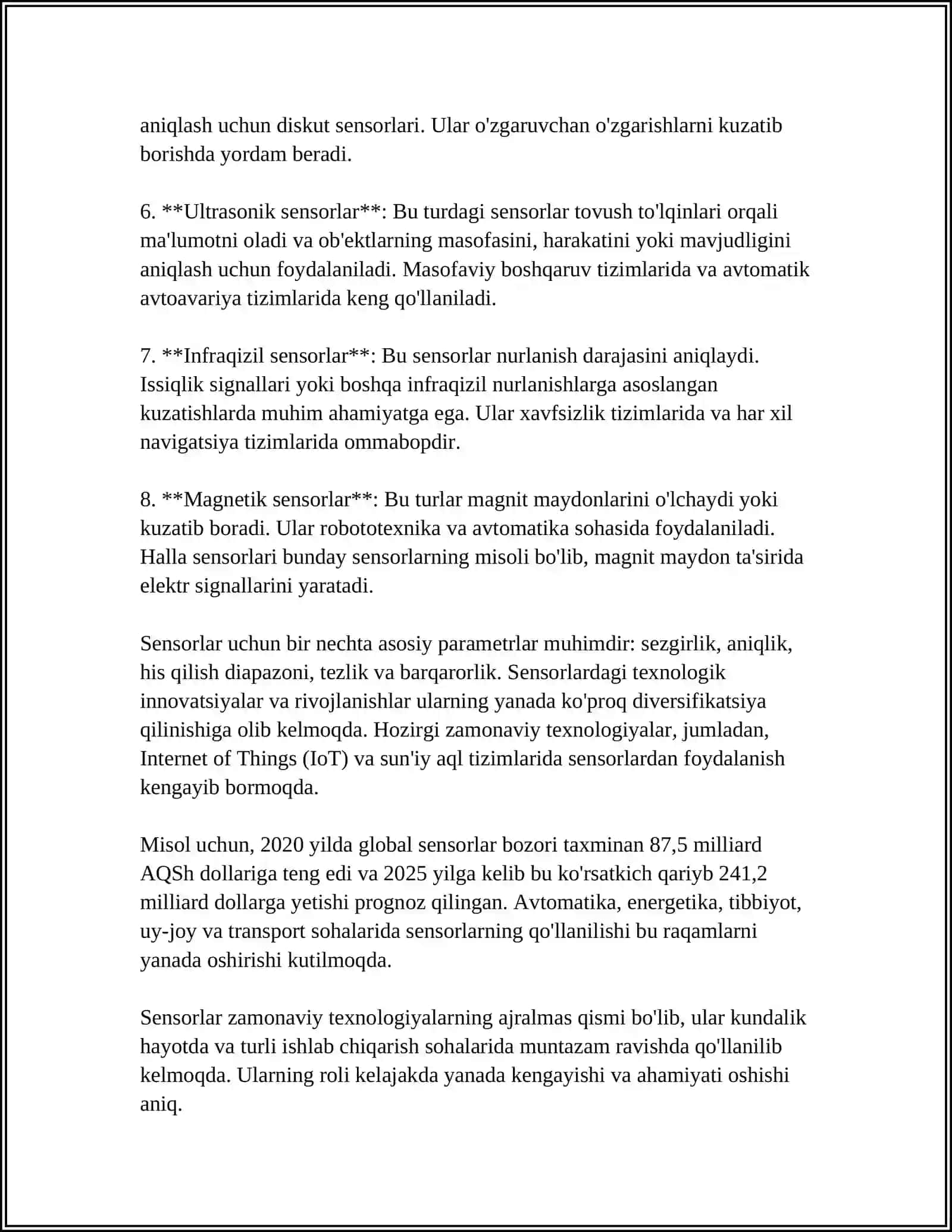 SENSOR SHKALALAR 4