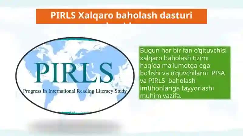 4-sinflarda PIRLS 4
