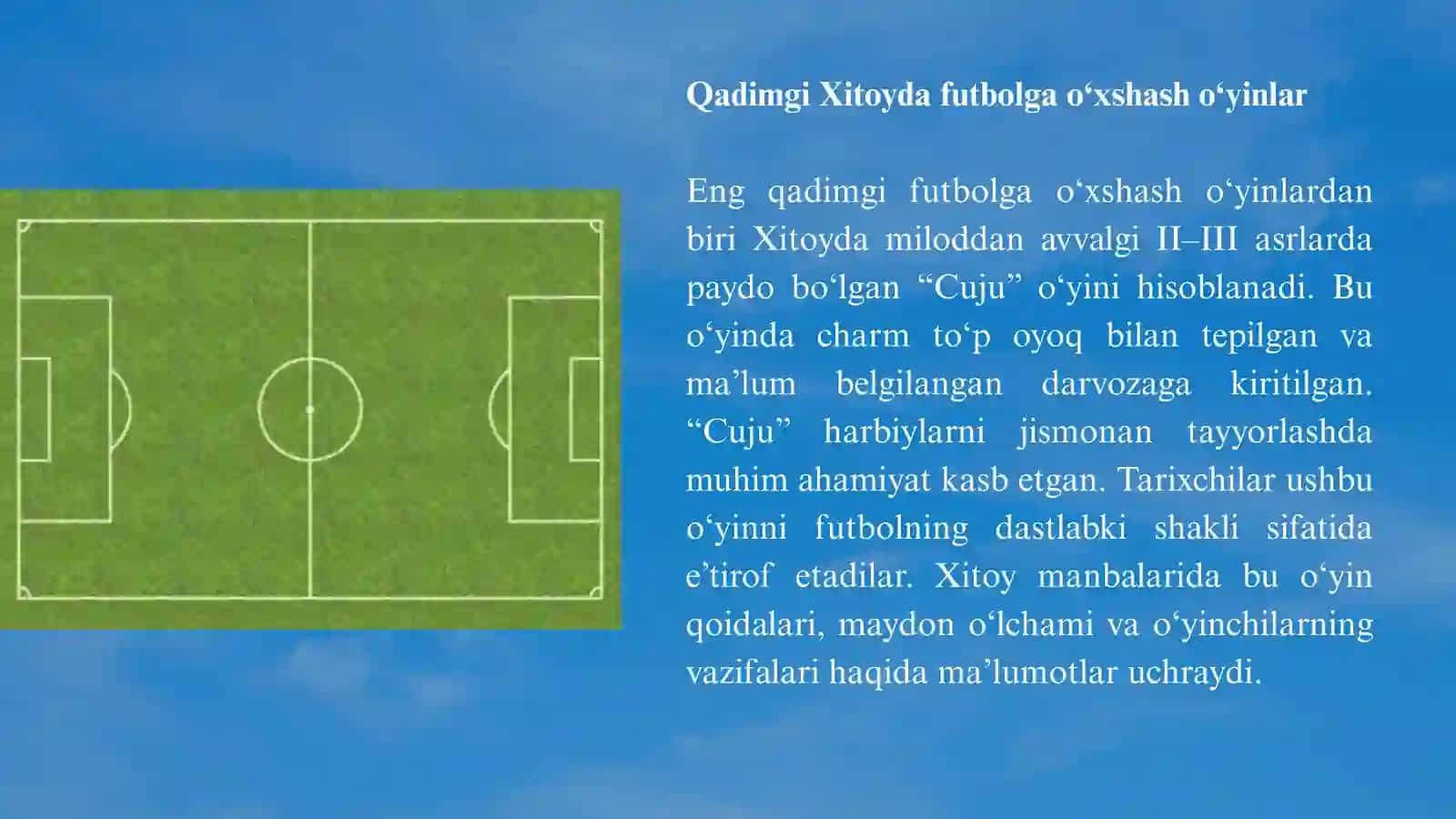 Futbol o'yinining kelib chiqishi va rivojlanish tarixi (Sport / Jismoniy tarbiya) 4