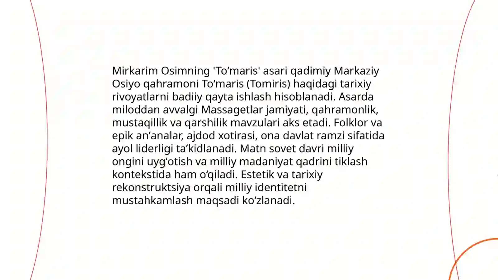 Mirkarim Osim "Toʻmaris" 4