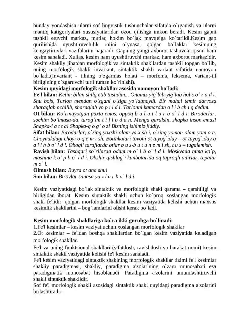 KESIM VA UNING O’ZBEK TILSHUNOSLIGIDAGI TADQIQI 4