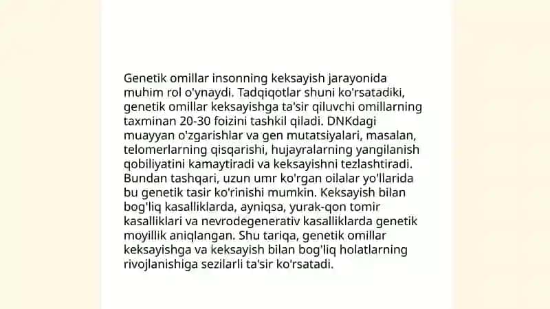 Psixogerantalogiya haqida tushuncha.Biologik keksayish 4