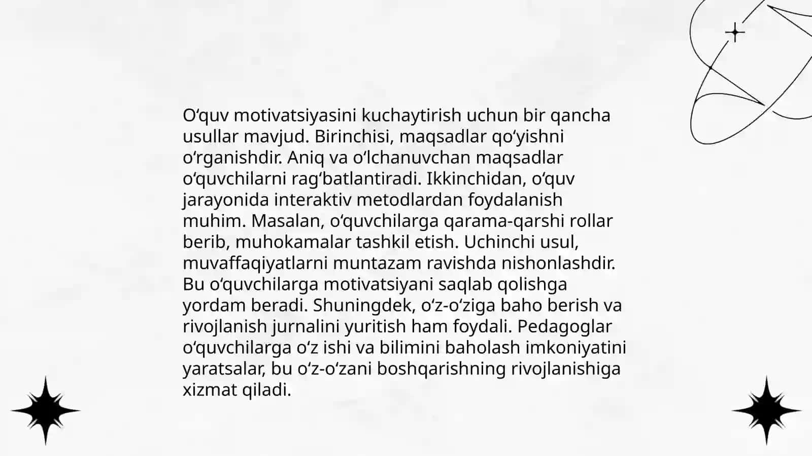 SINF RAHBARINING OQUV FAOLIYATI SAMARADORLIGINI OSHIRISH YOLLARI 4