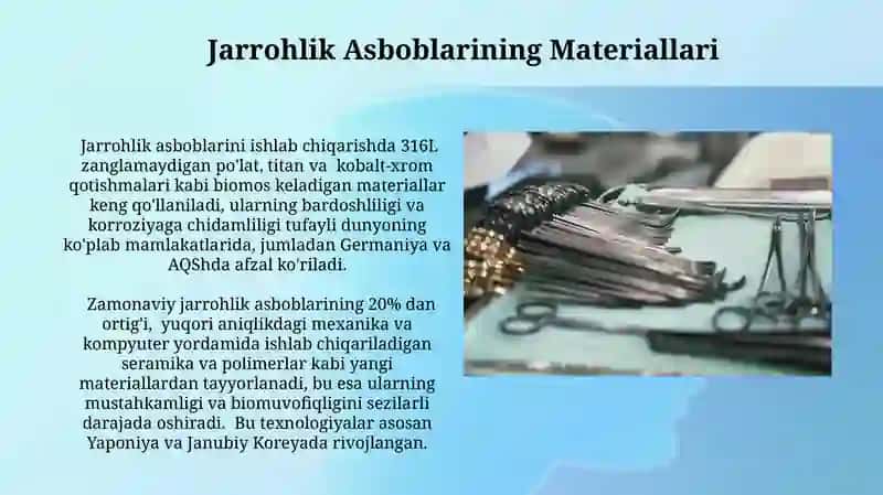 Zamonaviy xirurgik asbob uskuna va moslamalar 4