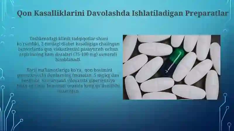 Qon Sistemaga Ta'sir Etgan Preparatlarning Davolash Usullari 4