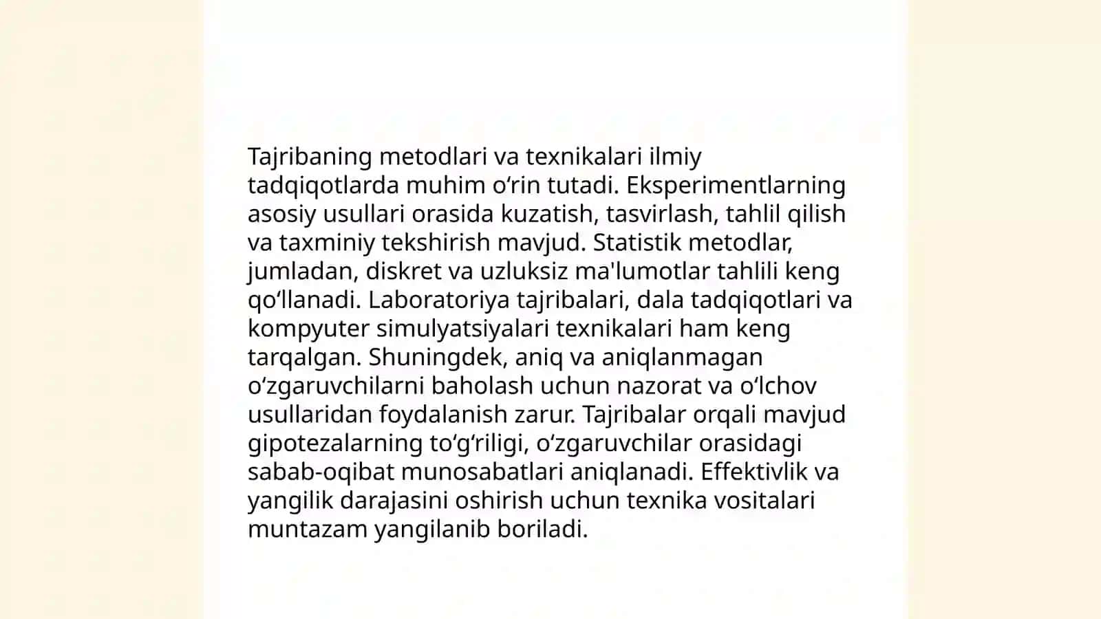 Psixologik eksperimentning asoslari 4