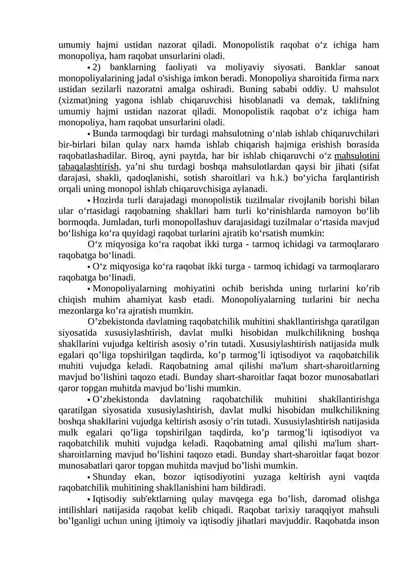 Monopoliya va uning mazmun mohiyati 4