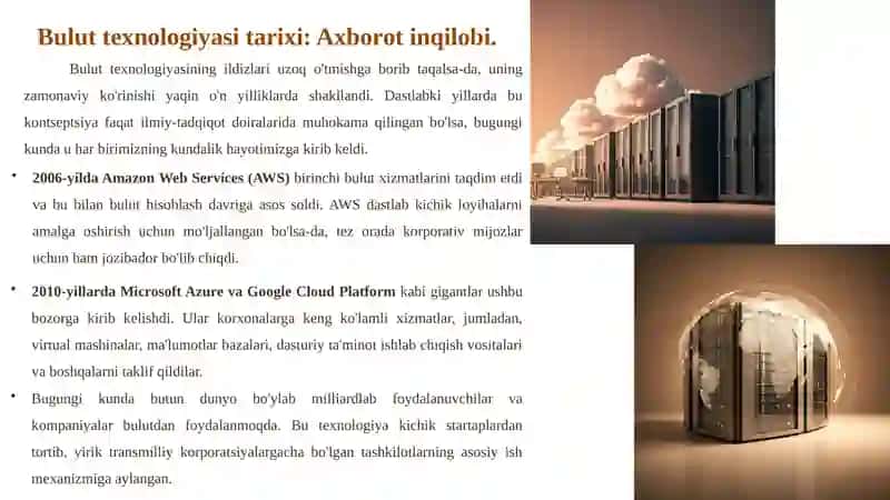 Bulut texnologiyasi tushunchasi 4