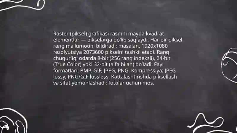 Kompyuter grafikasi va uning turlari 4