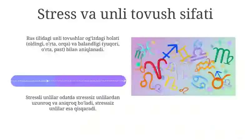 Rus tilidagi unli tovushlarning artikulyatsiya tavsifi 4