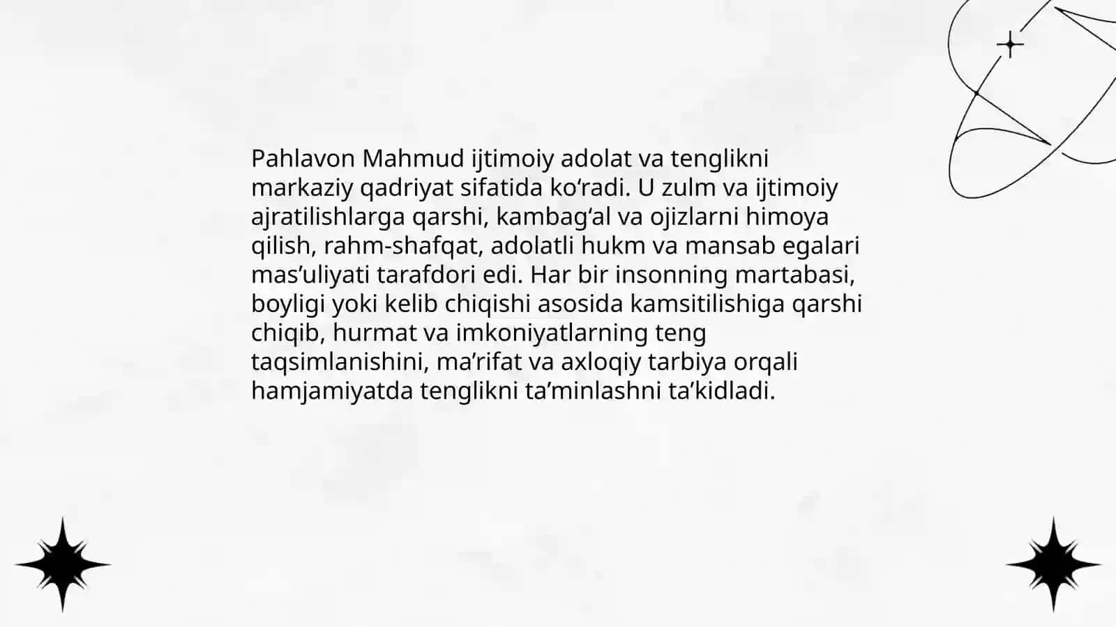 Pahlavon Mahmudlarning ijtimoiy-axloqiy va komil inson haqidagi qarashlari 4
