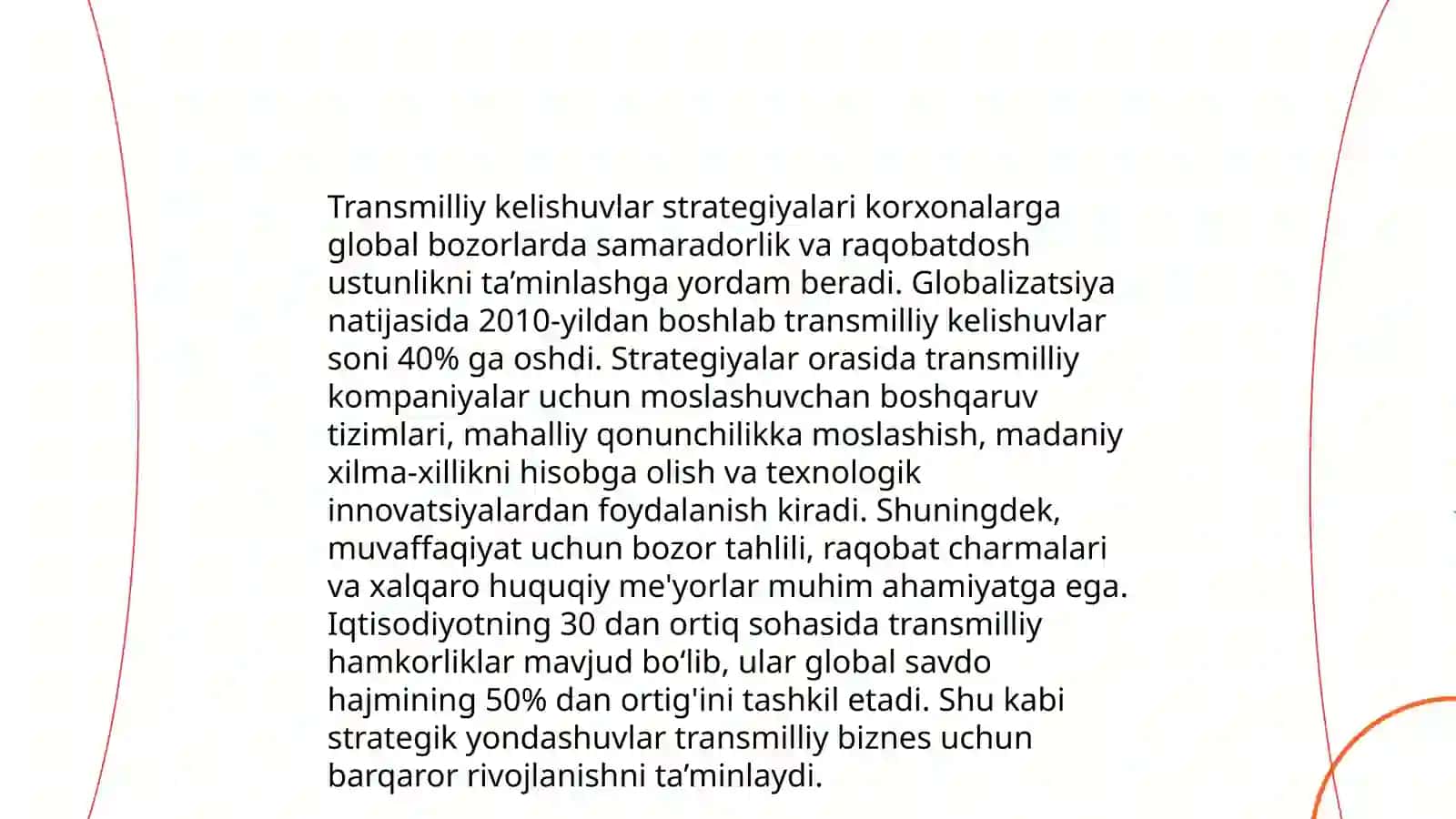 Xalqaro biznes muzokaralarining strategiyalari 4