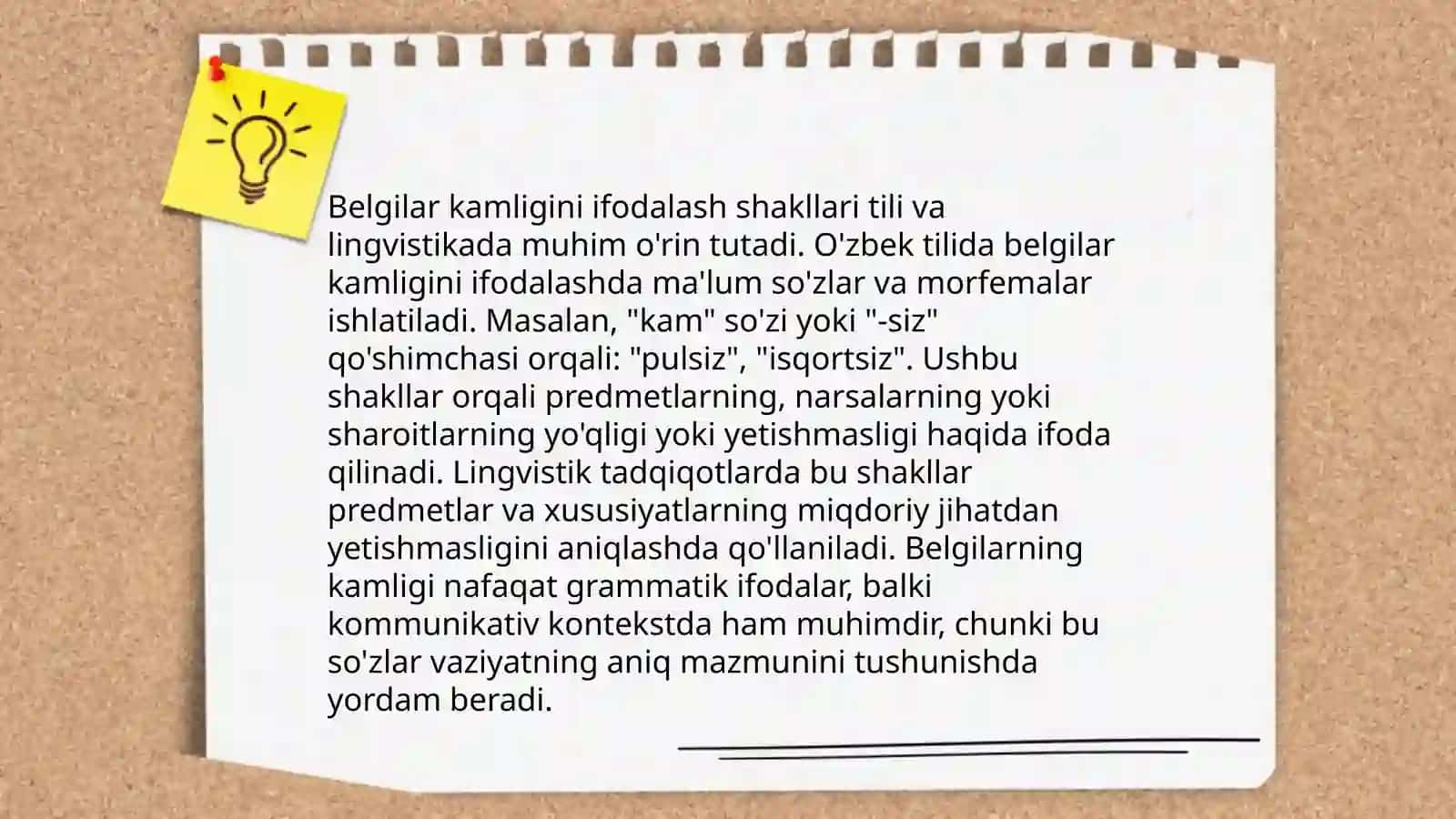 Belgilarning ortiqligini ifodalash shakllari 4