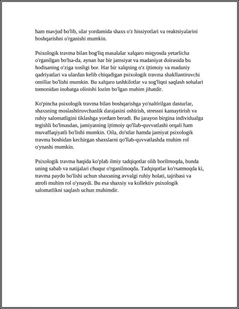 Psixologik Travma 4