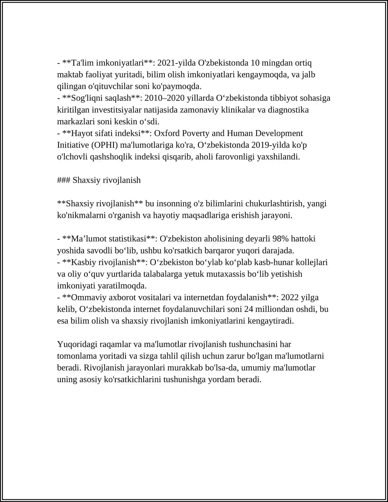 RIVOJLANISHNING UMUMIY QONUNLARI VA KATEGORIYALARI 4
