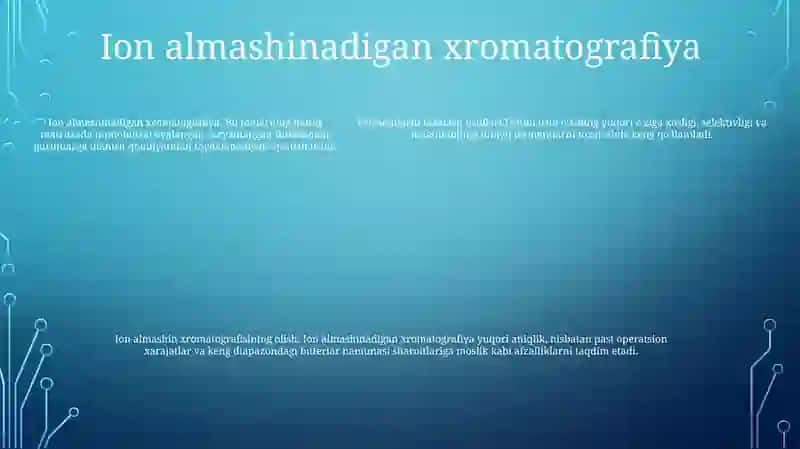 Xromatografik Usullar Bilan Fermentlarni Tozalash 4