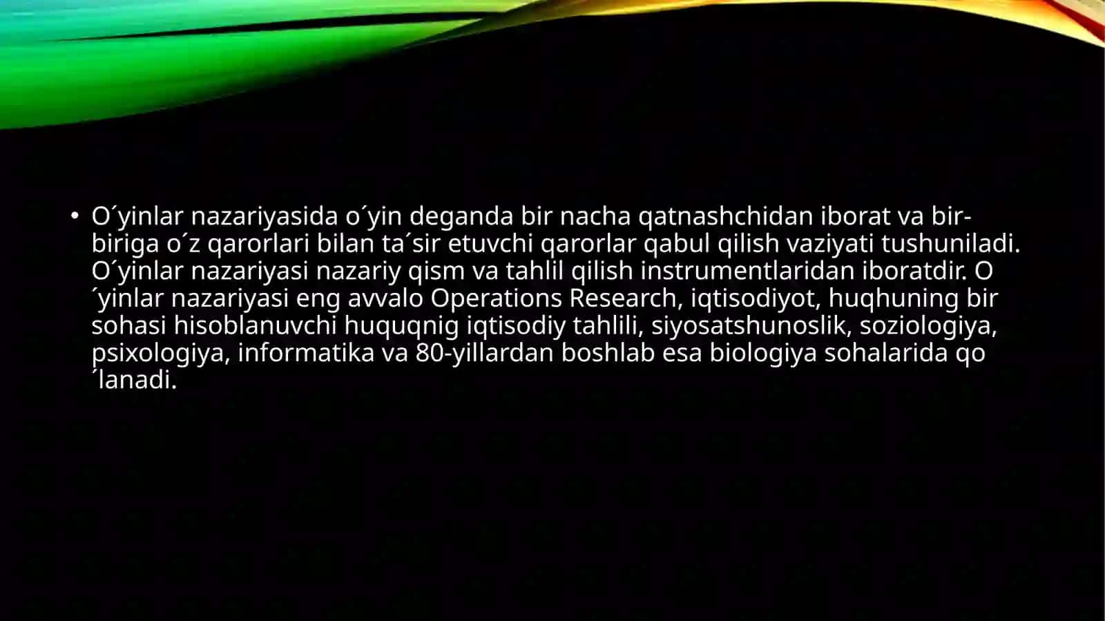 Aralash strategiyalar va ehtimollar 4
