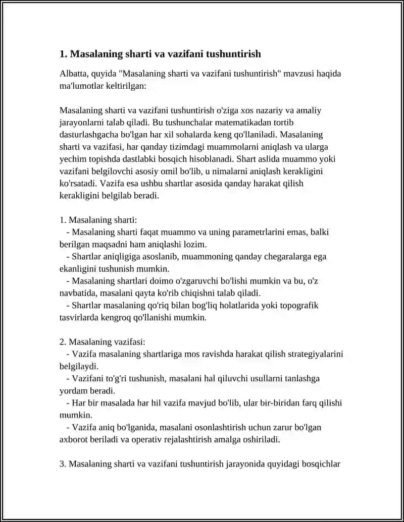 MASSIVLARNI TASHKIL ETISH (U(K) MASSIVI BERILGAN, [A,B] INTERVALIGA TEGISHLI BO‘LGAN ELEMENTLAR SONINI ANIQLANG) 4