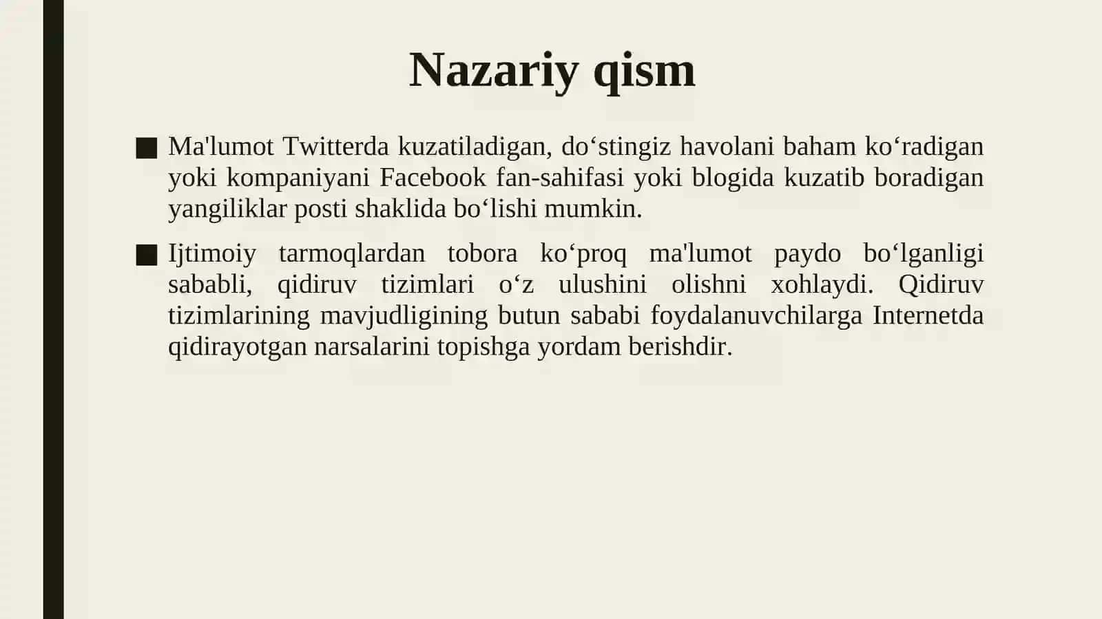 IJTIMOIY TARMOQLARDAN MA’LUMOTLARNI TO‘PLASHNI O‘RGANISH 4