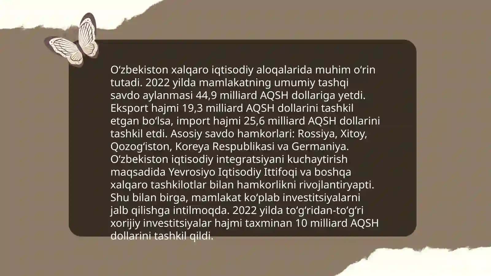 Oʻzbekiston va jahon hamjamiyati 4