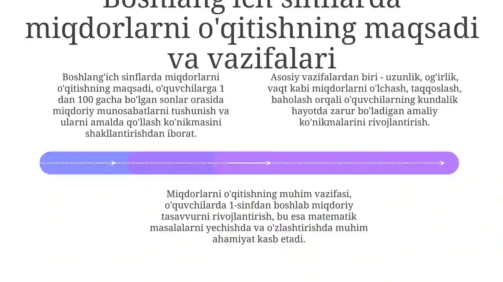 Miqdor tushunchasini shakllantirishda muammolar va ularning yechimlari 4
