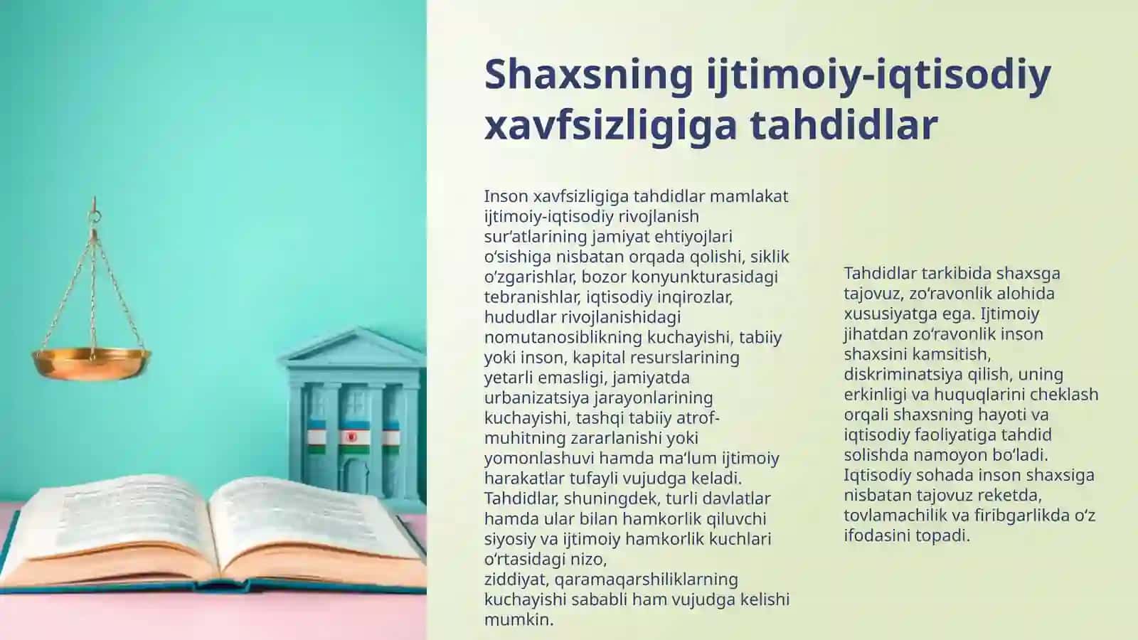 Shaxsning ijtimoiy-iqtisodiy xavfsizligini ta'minlash yo‘llari va vositalari 4