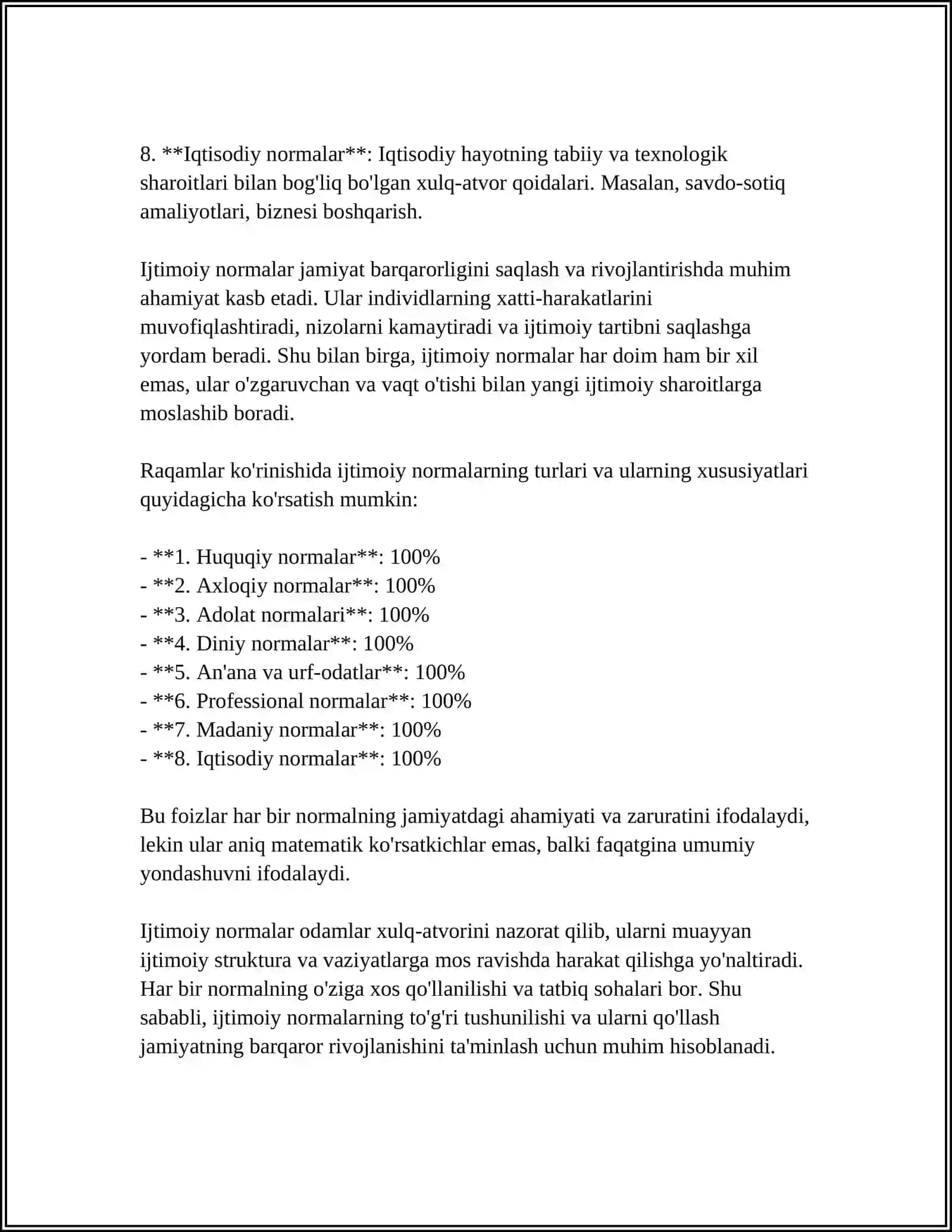 IJTIMOIY NORMALAR 4