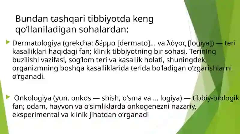 Ilmnifannii fodalovchi diagnostika usullarini davolash kasalliklarni fodalovchi yunon-lotin dubletlari 4