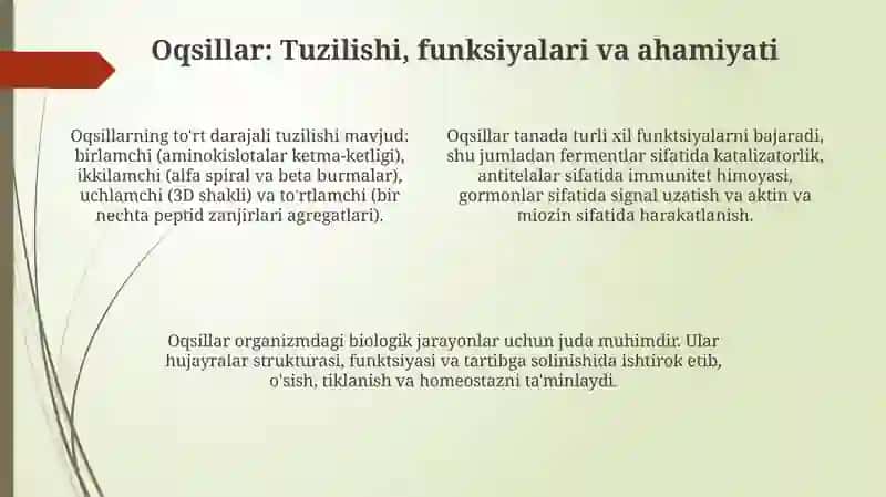 Hayotning Molekulyarasoslar 4