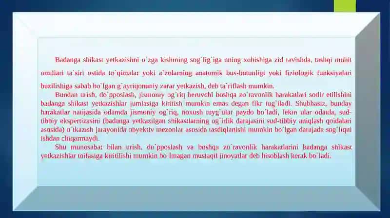 Jinoyatlarning jinoiy-huquqiy tasnifi 4