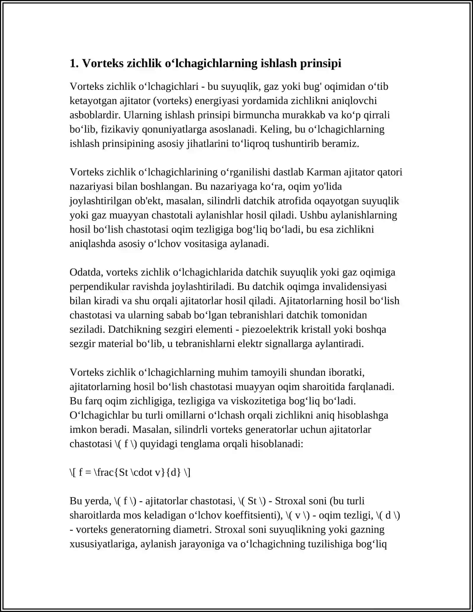 VORTEKS ZICHLIK O‘LCHAGICHLAR 4